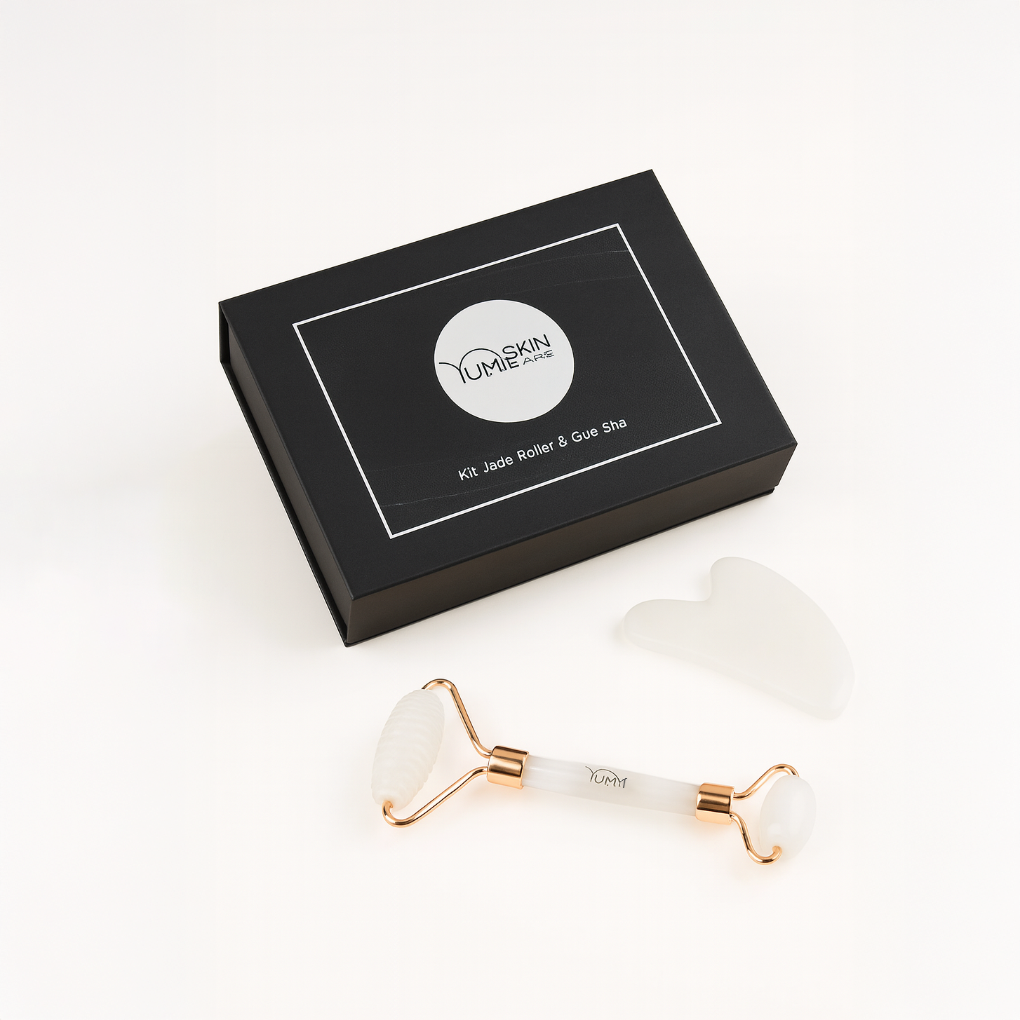 Skin Jade Roller + Gua Sha Set