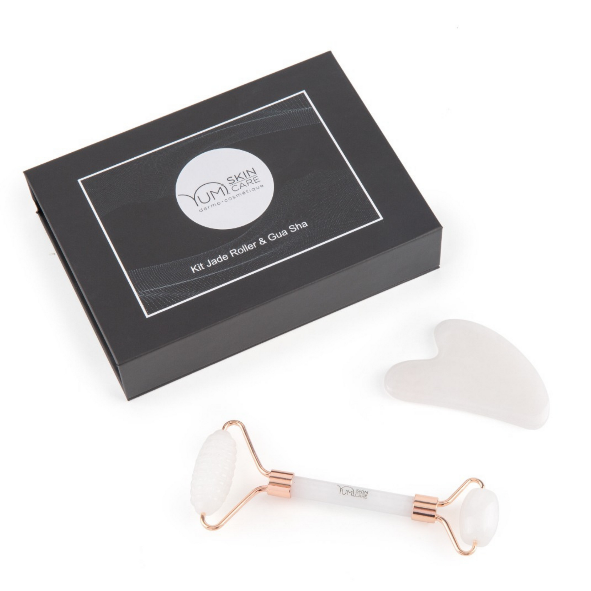 Skin Jade Roller + Gua Sha Set